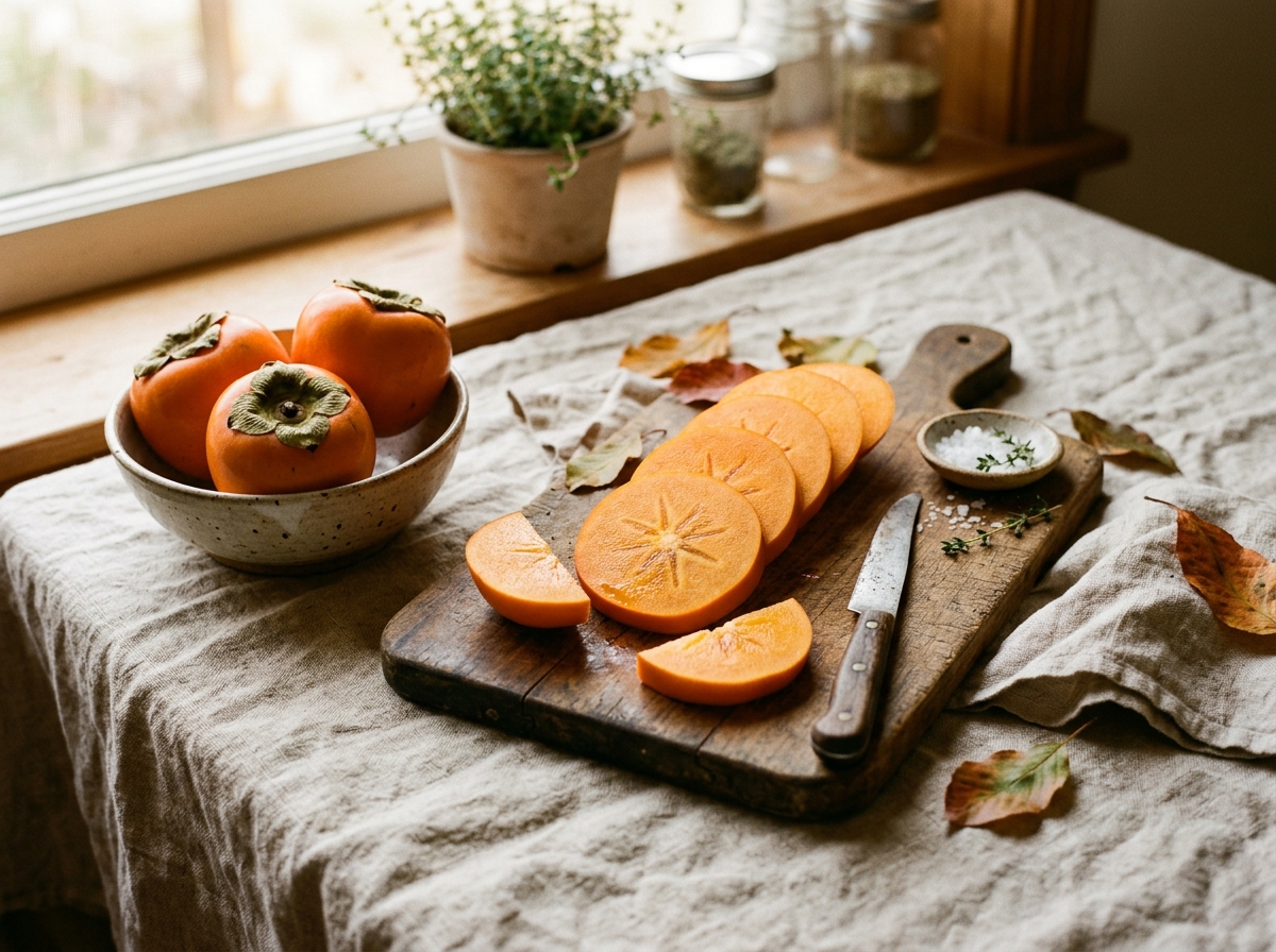 Late-Harvest Fuyu Persimmon